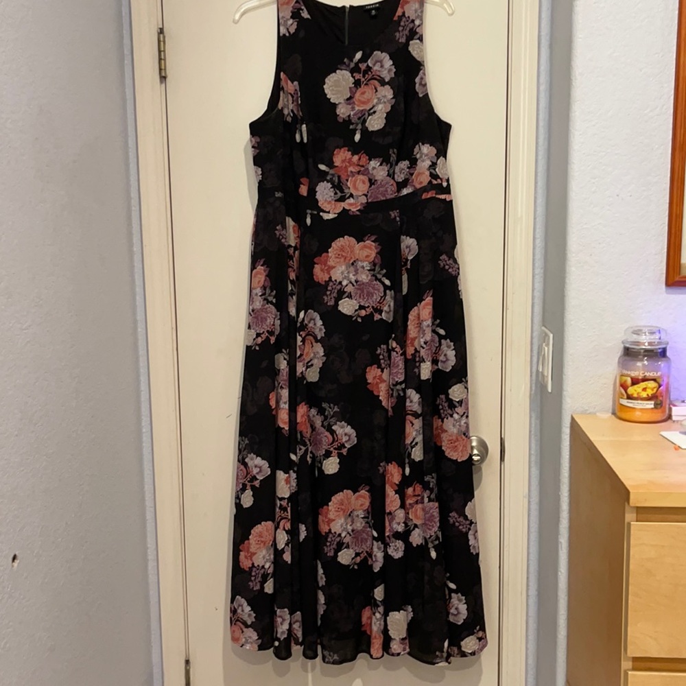 Torrid size 18 full length floral dress